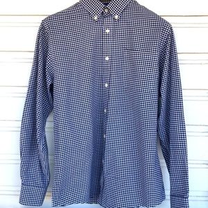 Members mark stretch long sleeve Oxford  button up